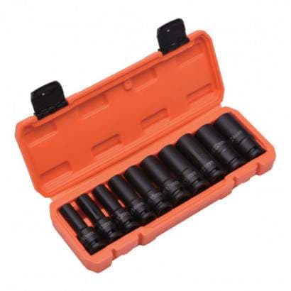 Set de chei tubulare de impact, lungi, 1/2", Industrial